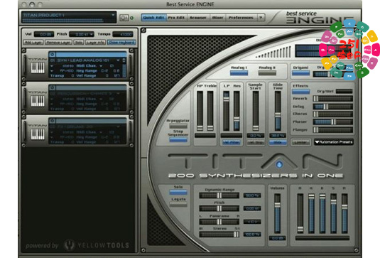 泰坦电子综合模拟合成音色 Best Service Titan (Engine 2)