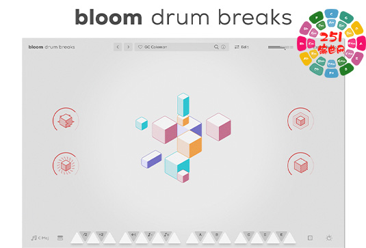 鼓点生成器 Excite Audio Bloom Drum Breaks v1.0.1 R2R