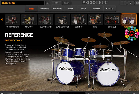 完整10套 物理建模架子鼓 IK Multimedia MODO DRUM v1.1.3