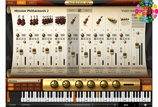 管弦乐音源采样器 IK Multimedia Miroslav Philharmonik v2.0.6