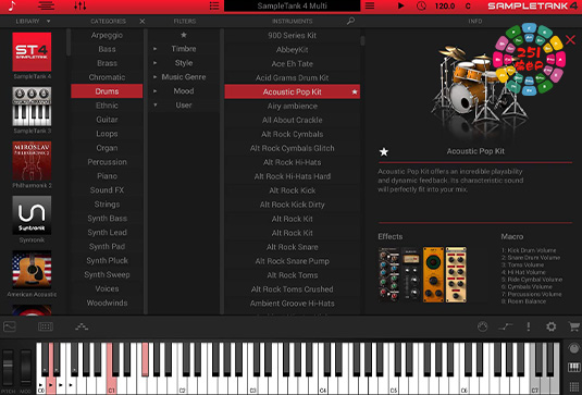 采样坦克 4采样器 IK Multimedia SampleTank 4 v4.1.4