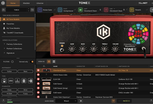 吉他音箱模拟效果器 IK Multimedia TONEX MAX v1.8.1 R2R Win