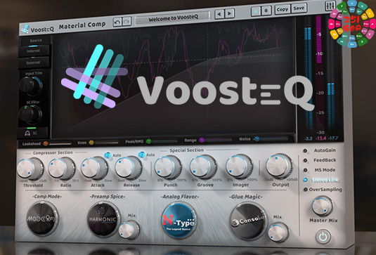 模拟电路压缩效果器 VoosteQ Material Comp v1.7.10