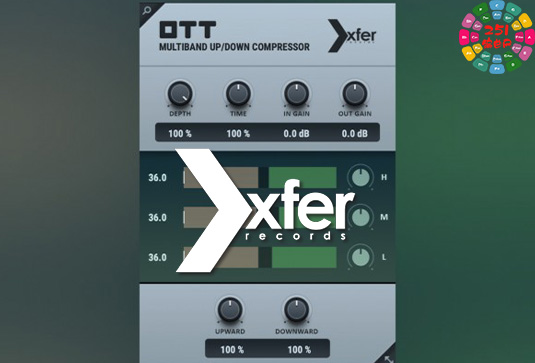免费的多段压缩器插件 Xfer Records OTT v1.37