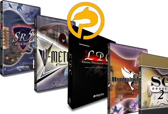 Prominy 系列吉他贝斯全套合集（全家桶）（包含Hummingbird LPC Clean SC Virtual Electric Guitar LPC Electric Distortion Guitar V-Metal Guitar SR5 Rock Bass 2 SC Electric Guitar 2）