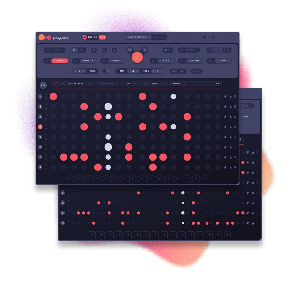 随机律动乐句生成插件 Audiomodern Playbeat 3 v4.0.9