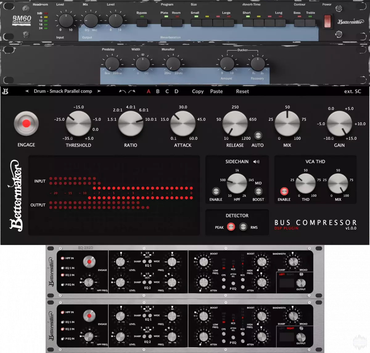 母带混音插件套装 Plugin Alliance Bettermaker Bundle v2024.5 MacOS-HCiSO