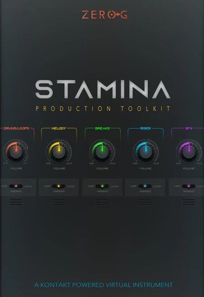 鼓组旋律Loops工具音源 Zero-G Stamina Production Toolkit
