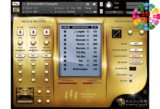 荣耀电影铜管乐器音色 Impact Soundworks Bravura Scoring Brass