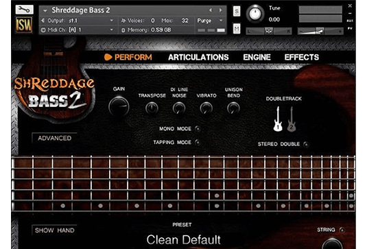 杀手6弦电贝司 Impact Soundworks Shreddage Bass 2