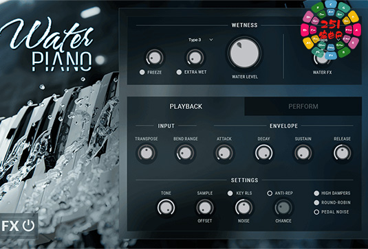 电影氛围钢琴 Impact Soundworks Water Piano Kontakt