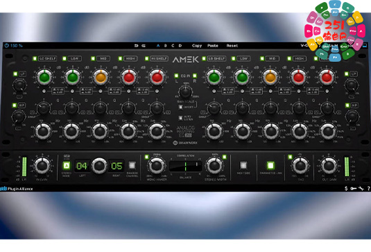 母带级均衡器 Plugin Alliance AMEK EQ 250 v1.1.1 Win BUBBiX