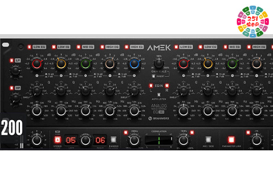 经典参数均衡器 Plugin Alliance Brainworx AMEK EQ 200 v1.4.1 MacOS-MORiA