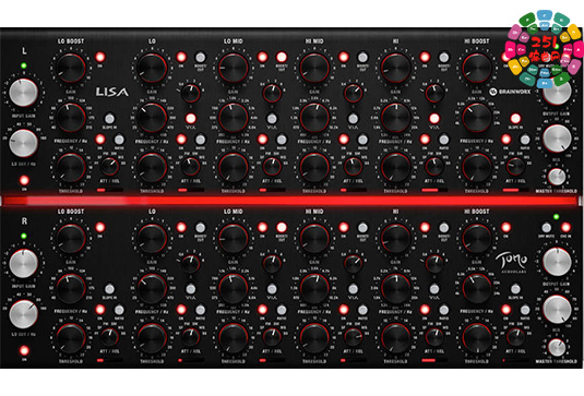 全模拟动态均衡器 Plugin Alliance TOMO Audiolabs LISA v1.2.1