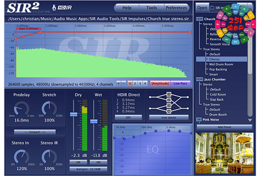 卷积混响软件-SIR Audio Tools SIR2 v2.4.12d R2R