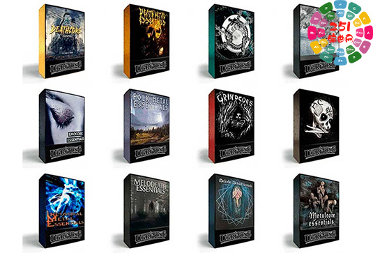 摇滚架子鼓MiDi文件22套合集 Ugritone Almighty Midi Pack MiDi Bundle