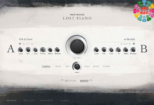 电影回忆钢琴 Westwood Instruments Lost Piano v1.1
