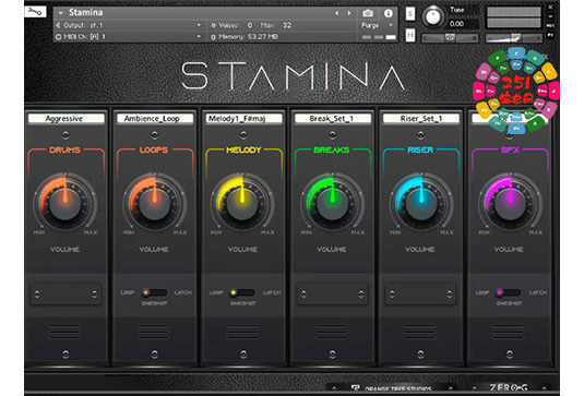 鼓组旋律Loops工具音源 Zero-G Stamina Production Toolkit