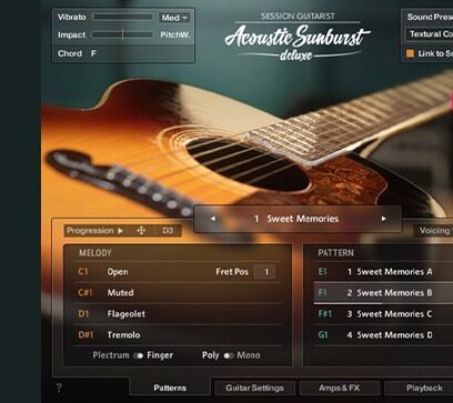 原声吉他 Session Guitarist Acoustic Sunburst Deluxe v1.0.2