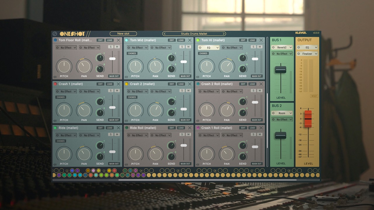 鼓音源采样器+拓展 Klevgrand OneShot v1.0.2