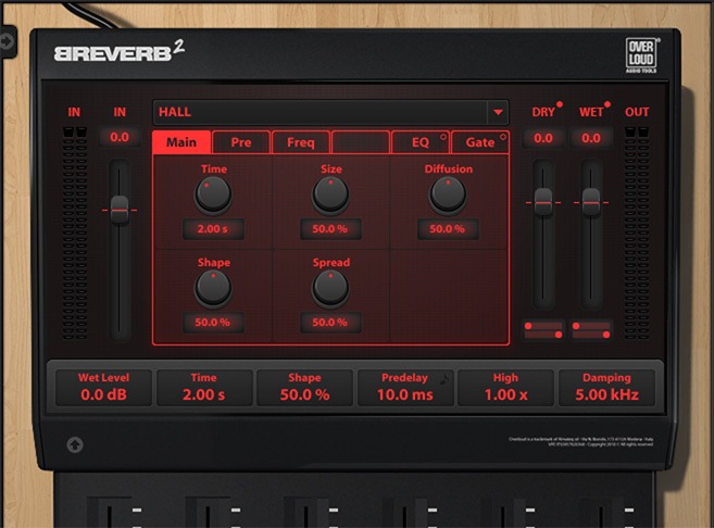 经典混响效果器 Overloud BREVERB 2 v2.1.18