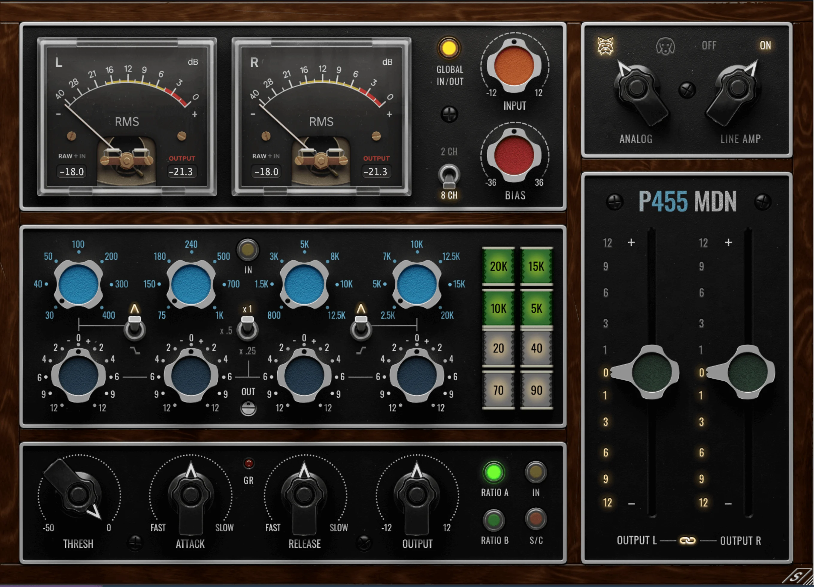 均衡效果器 Pulsar Modular P455 MDN Sidecar v1.5.1