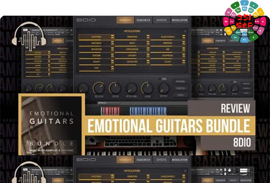 电影情感吉他 8Dio Emotional Guitars The Collection