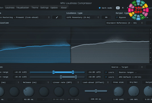 响度压缩器插件 APU Software APU Loudness Compressor v2.7.1 R2R