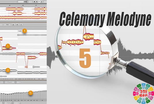 麦乐迪修音准软件 Celemony Melodyne 5 Studio v5.4.2.006