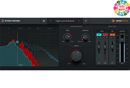 低频增强器 Devious Machines Bass Focus v1.0.4 TC Win