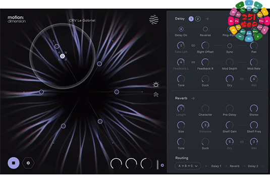 空间&时间调制插件 Excite Audio Motion Dimension v1.0.0 R2R