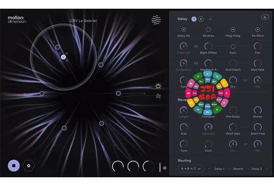 混响延迟调制插件 Excite Audio Motion Dimension v1.0.0 MacOS-HCiSO