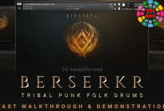史诗战争电影鼓 Keepforest Berserkr Pro Tribal Punk Folk Drums