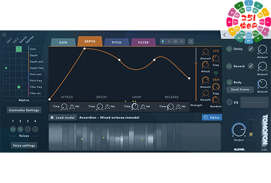 音频合成器 Klevgrand Tomofon v1.2.0 Rev TCD Win