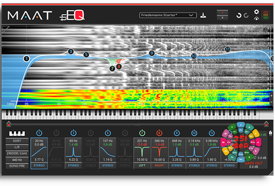 基于频率的参数均衡器 MAAT Digital thEQred v1.2.1 R2R Win