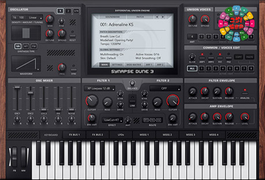 沙丘电子合成器 Synapse Audio DUNE 3 v3.6.1 R2R