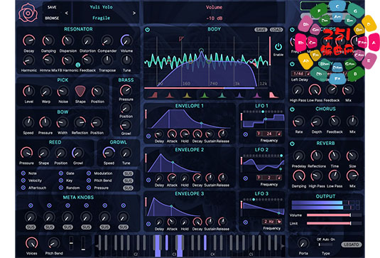 纯建模合成器 Tracktion Software Outersect Modeler v1.2.3