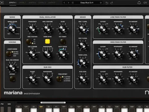 低音合成器 Mariana Bass Synthesizer v1.2.0 ARM Mac-MORiA