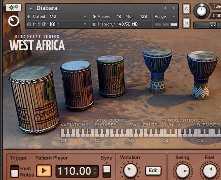 非洲鼓打击乐器 Native Instruments West Africa v1.4.1