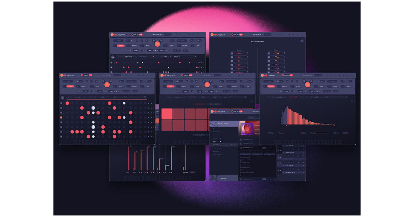随机律动乐句生成插件 Audiomodern Playbeat 3 v3.2.8