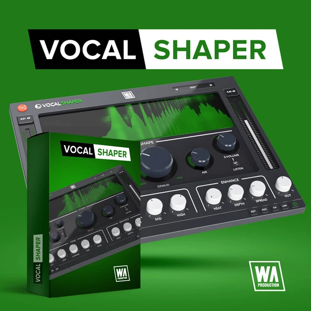人声塑形效果器 W.A Production VocalShaper v1.0.0 TC Win