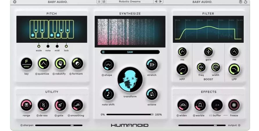 人声电音机器化调音插件 BABY Audio Humanoid v1.0.0 R2R