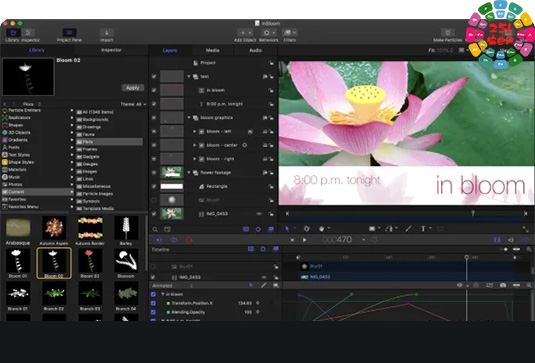 苹果视觉特效和动画软件 Apple Motion v5.8.0 MacOS