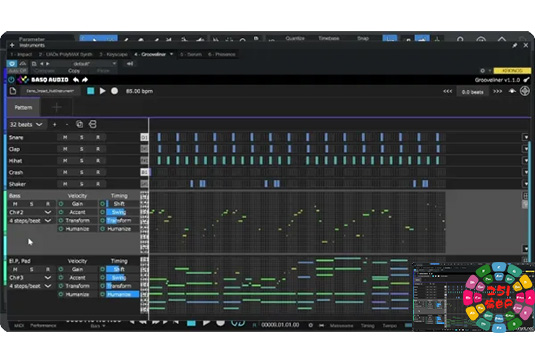 节奏MIDI音序器插件 BASQ AUDIO Grooveliner v1.5.0 R2R Win