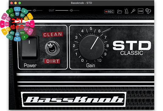 贝斯放大器 Bogren Digital BassKnob STD v1.3.99 MacOS