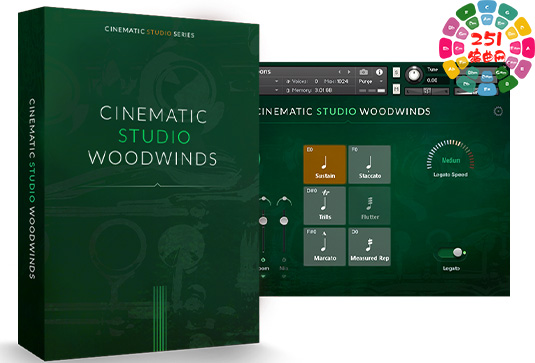 电影工作室木管 Cinematic Studio Series Woodwinds v1.3