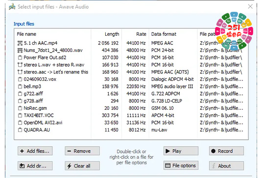 音频格式批量转换器 FMJ-Software Awave Studio v12.7.0 R2R Win