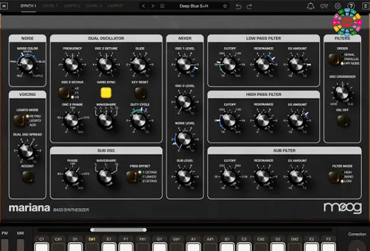 低音合成器 Mariana Bass Synthesizer v1.2.0 ARM Mac-MORiA