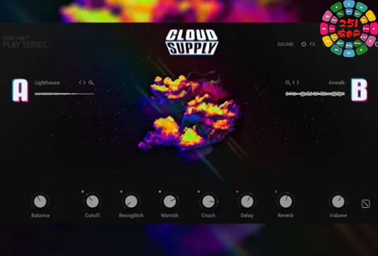 电子嘻哈综合音色 Native Instruments Play Series Cloud Supply v2.0.0