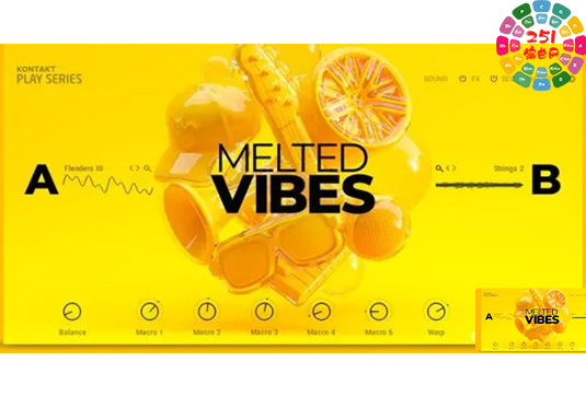 电子嘻哈综合音色 Native Instruments Play Series Melted Vibes v2.0.0